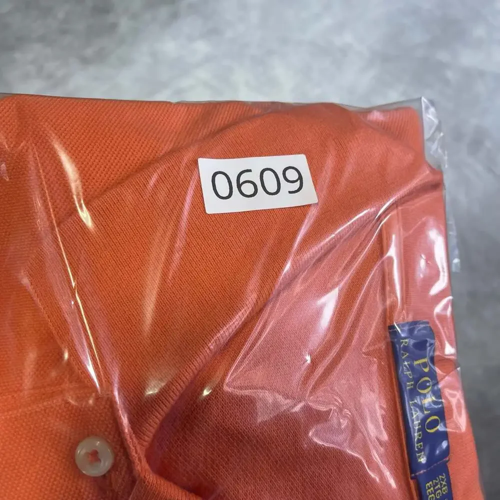 Polo Ralph Lauren Classic Fit Orange Short Sleeve Polo Shirt 2XB